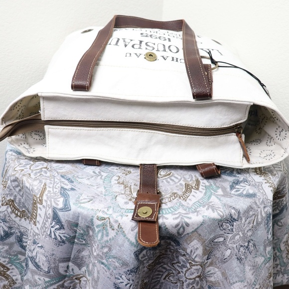 🆕Myra Bag FRENCHY Large Tote Bag Canvas Bag Purse - Picture 5 of 8